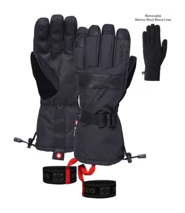 686 GORE-TEX SMARTY 3-IN-1 GAUNTLET GLOVE BLACK 2025