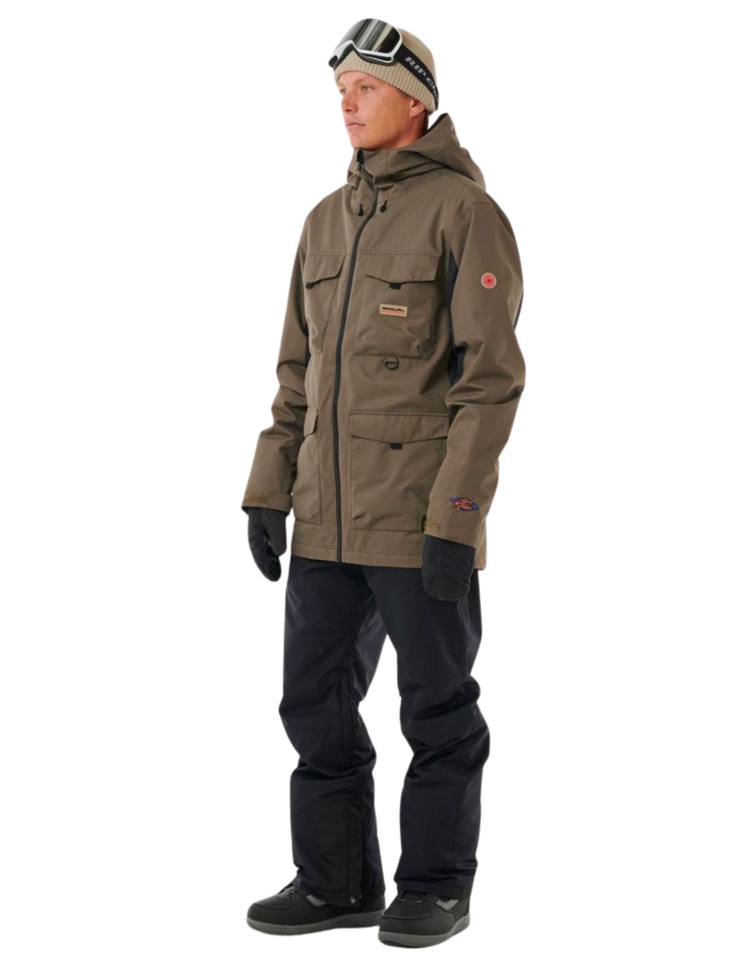 Rip Curl Rocker RIP CURL MENS ANTI SERIES PINNA 10K/10K SNOWBOARD JACKET ROCK 2025 ...