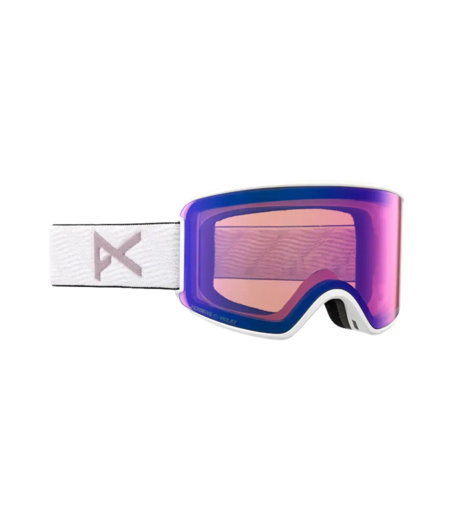 ANON WM3 GOGGLE WHITE w/ VARIBLE VIOLET + SUNNY ONYX + MFI 2025
