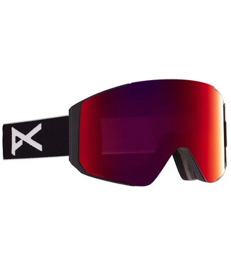 ANON ANON SYNC GOGGLE BLACK w/ SNOWY RED + CLOUDY BURST 2025