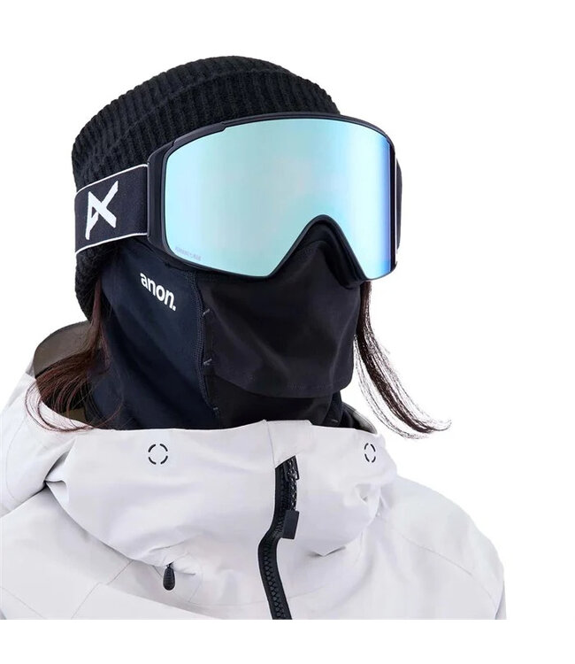 ANON M4S CYLINDRICAL GOGGLE BLACK w/ VARIABLE BLUE + CLOUDY PINK + MFI 2026