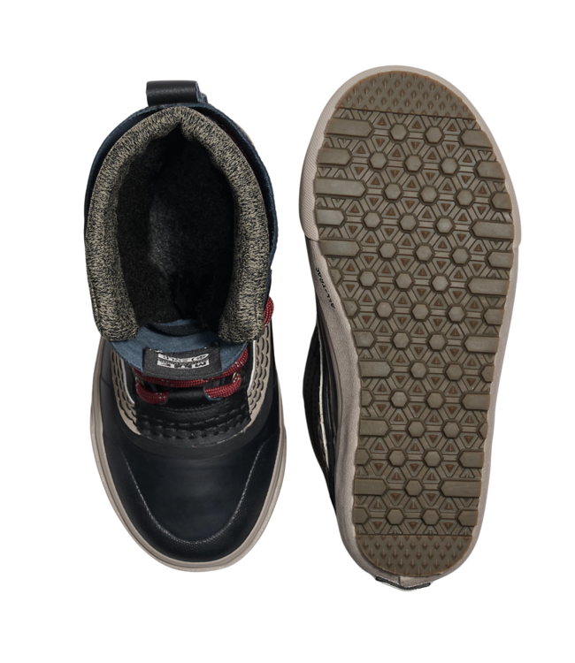 VANS MENS STANDARD MTE SNOW BOOT BLACK/RED