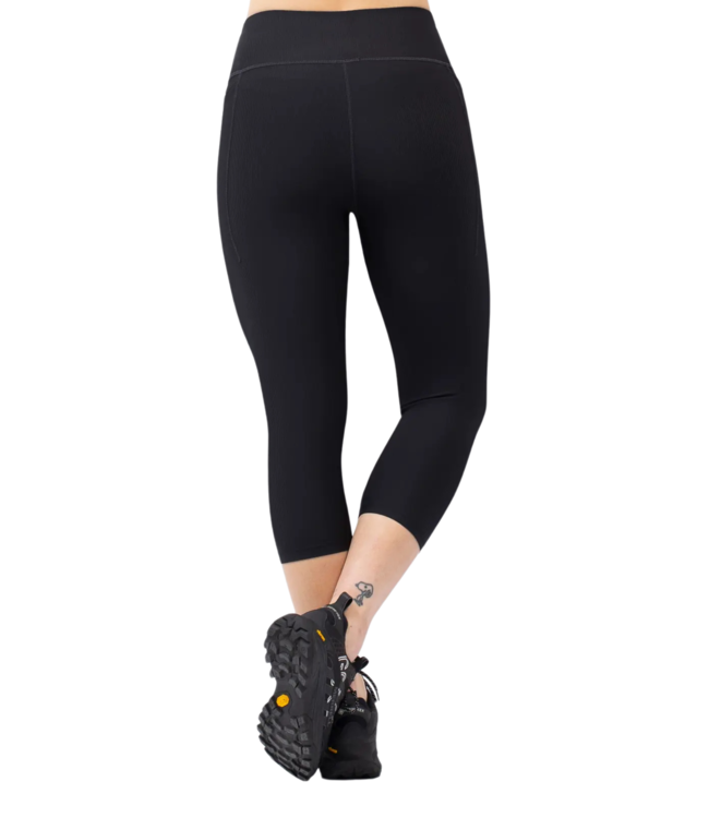 EIVY WOMENS POCKET RIB 3/4 TIGHTS BLACK 2025