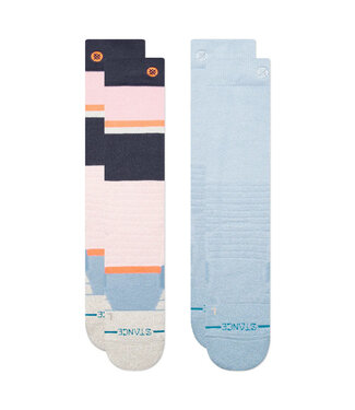 STANCE STANCE POWDERED MID 2 PACK SNOW SOCKS PINKFADE 2025