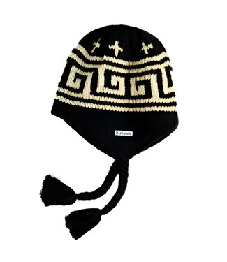 AUTUMN AUTUMN NISEKO EAR FLAP BEANIE BLACK 2025