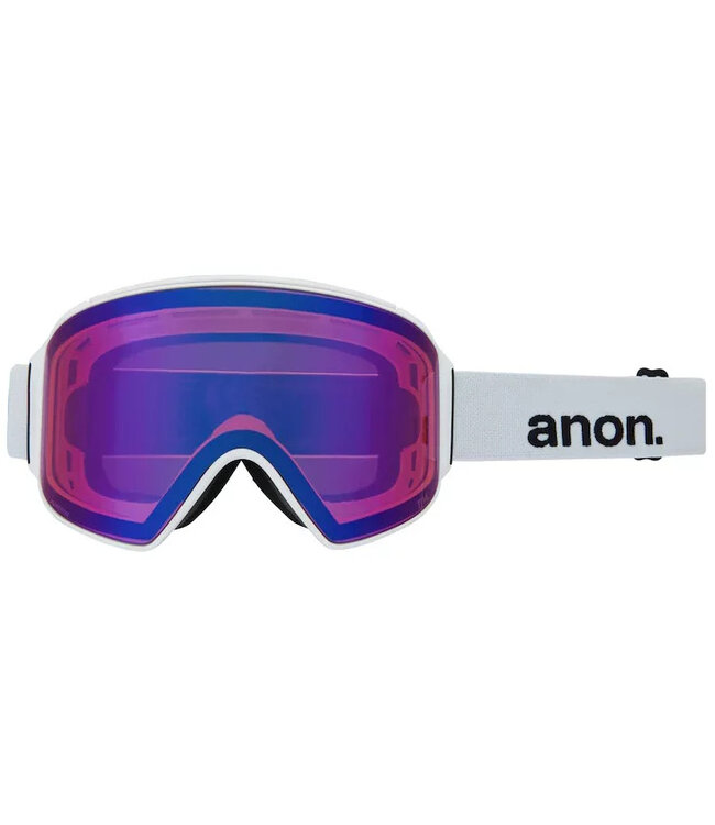 ANON M4 CYLINDRICAL GOGGLE WHITE w/ SUNNY ONYX + VARIABLE VIOLET + MFI 2026