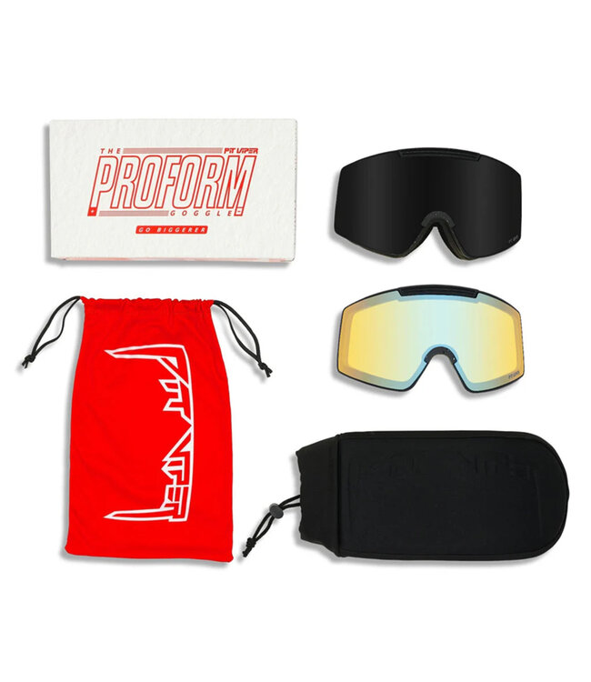 PIT VIPER PROFORM GOGGLE THE BLACKING OUT / SMOKE 2025