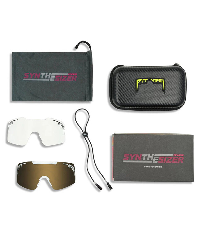 PIT VIPER SYNTHESIZER GOGGLE THE MIAMI NIGHTS / GOLD 2025