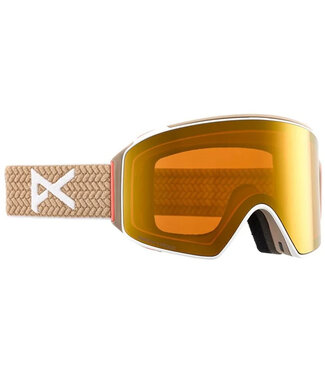 ANON ANON M4 CYLINDRICAL GOGGLE SUMMIT TAUPE w/ SUNNY BRONZE + CLOUDY BURST + MFI 2025
