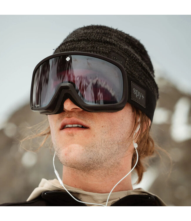 SPY MARSHALL 2.0 GOGGLE BLACK RF w/ HAPPY ML ROSE BLACK MIRROR 2025