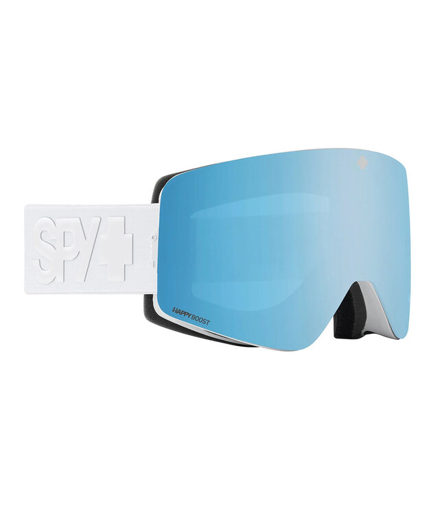 SPY MARAUDER ELITE ECO GOGGLE MATTE WHITE HAPPY BOOST ICE BLUE MIRROR + HAPPY BOOST LL CORAL 2026