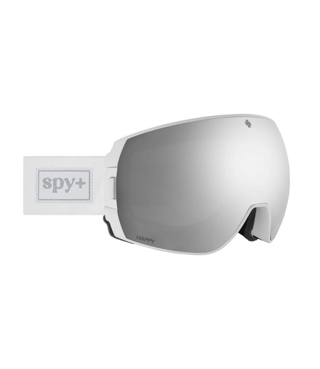 SPY LEGACY GOGGLE WHITE IR w/ HAPPY BRONZE PLATINUM MIRROR + HAPPY LL GRAY GREEN RED MIRROR 2025