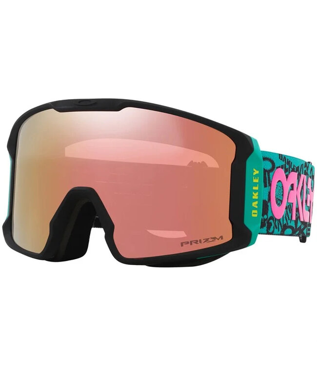 OAKLEY LINE MINER L GOGGLE LOGO COLLAGE w/ PRIZM ROSE GOLD OAKLEY LINE MINER L GOGGLE LOGO COLLAGE w/ PRIZM ROSE GOLD
