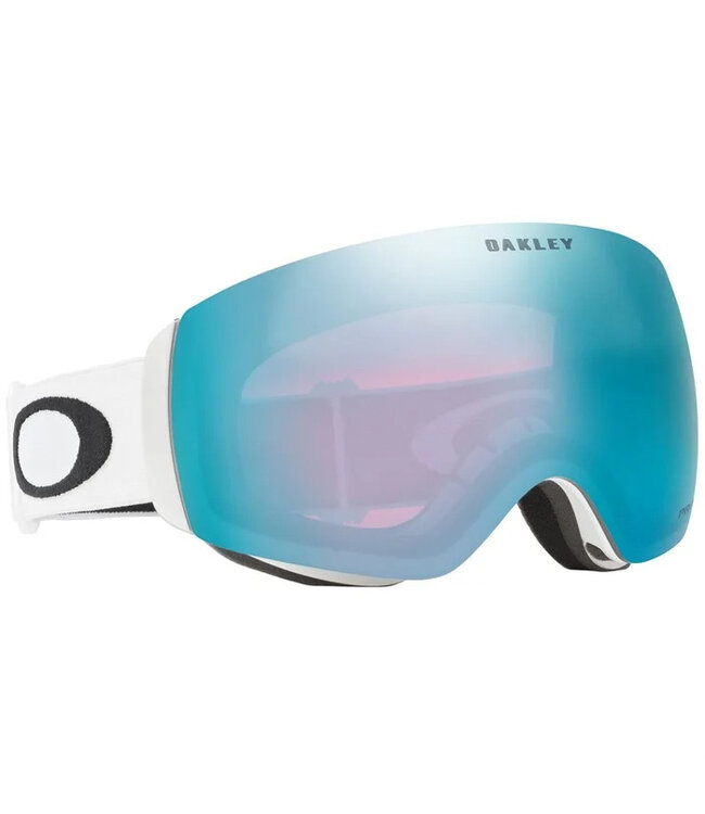 OAKLEY FLIGHT DECK M GOGGLE MATTE WHITE w/ PRIZM SAPPHIRE IRIDIUM 2026