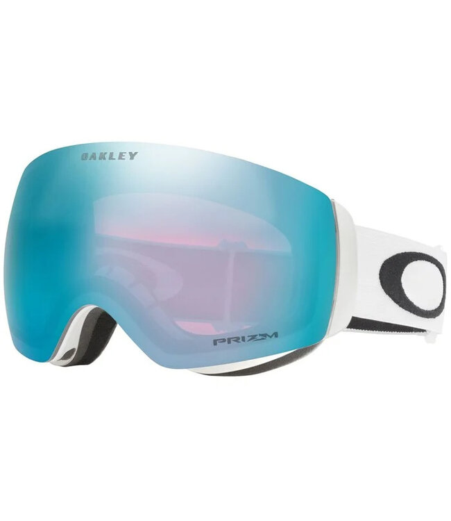 OAKLEY FLIGHT DECK M GOGGLE MATTE WHITE w/ PRIZM SAPPHIRE IRIDIUM 2026