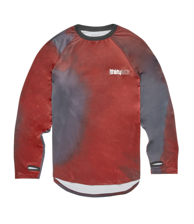 THIRTYTWO RIDELITE L/S SHIRT BLACK/RED 2025