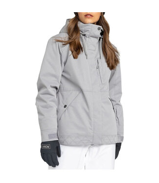 ROXY ROXY WOMENS BILLIE SNOW JACKET HEATHER GREY 2025