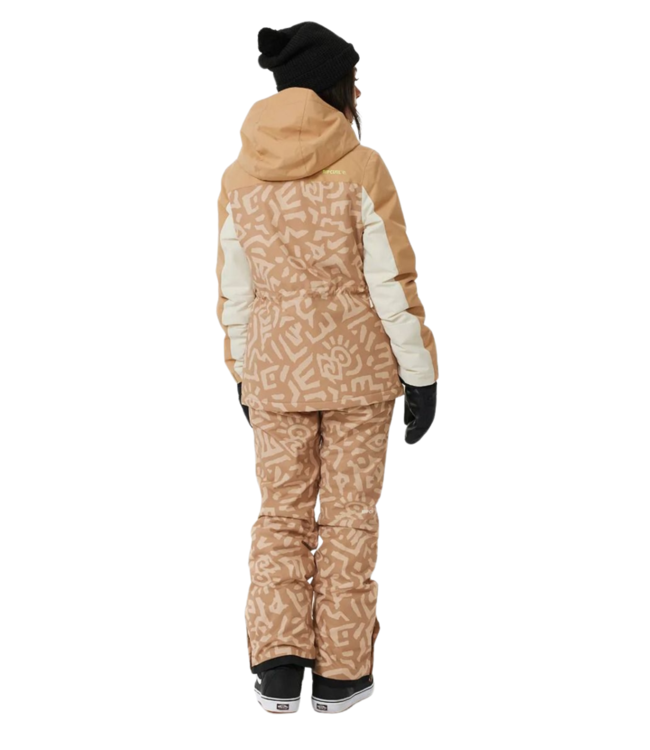 RIP CURL WOMENS ANTI SERIES BETTY SNOWBOARD JACKET 10K/10K BEIGE 2025