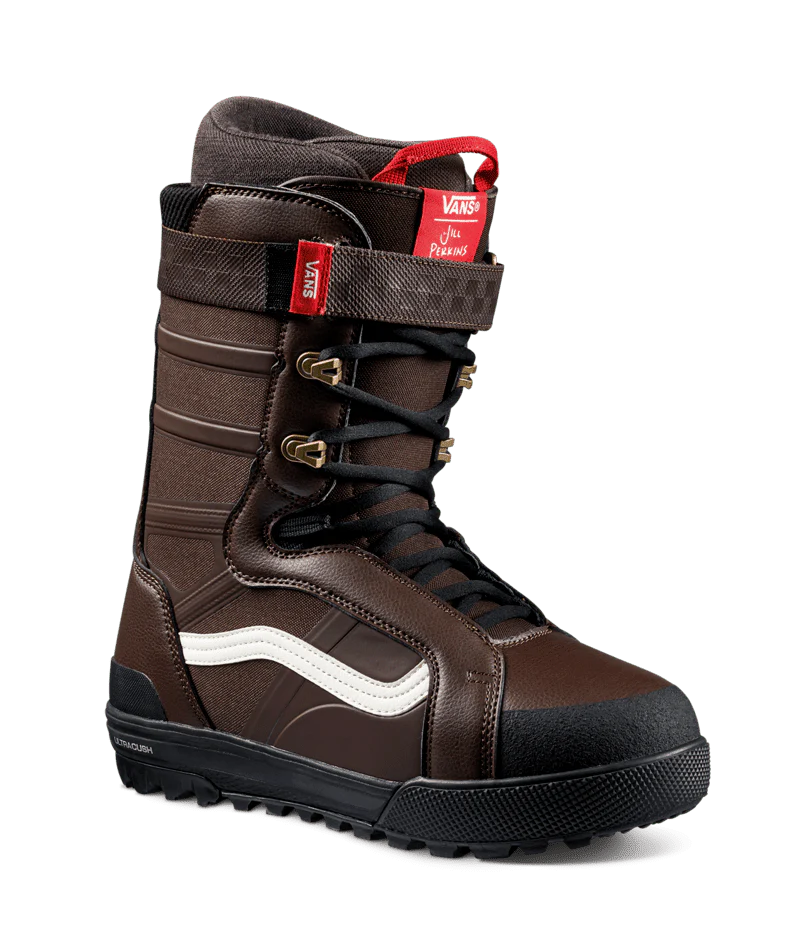 VANS ハイスタンダードプロ×ジル・パーキンス スノーボードブーツ ブラウン Hi-Standard Pro X Jill Perkins Snowboard Boot in Brown