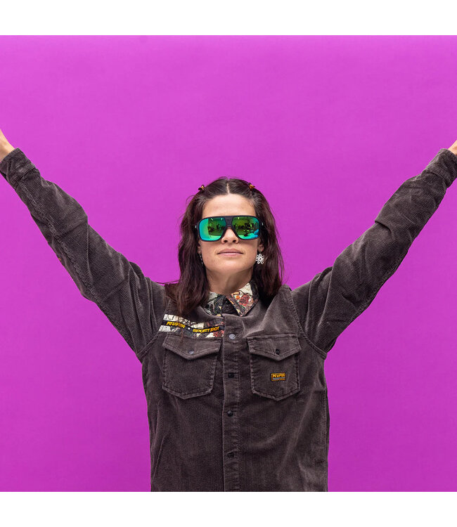 PIT VIPER THE FLIGHT OPTICS SUNGLASSES THE EXEC w/ POLAR BLUE GREEN