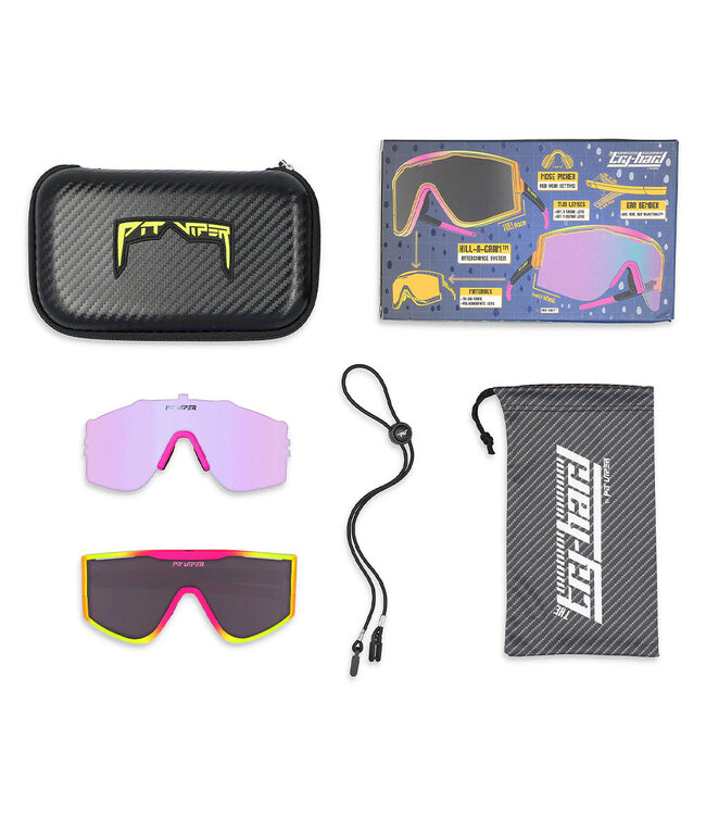 PIT VIPER THE TRY-HARD SUNGLASSES THE ITALO w/ SMOKE