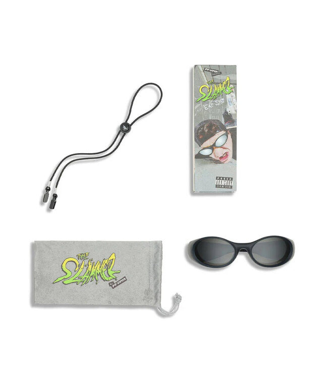 PIT VIPER SLAMMER SUNGLASSES THE EXEC w/ POLAR SILVER