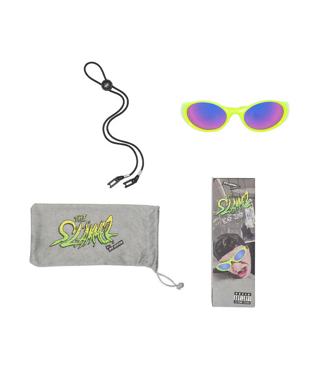 PIT VIPER SLAMMER SUNGLASSES THE SLUDGE w/ BLUE PURPLE