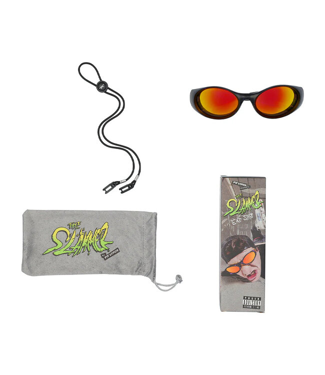 PIT VIPER SLAMMER SUNGLASSES THE COMBUSTION w/ RED