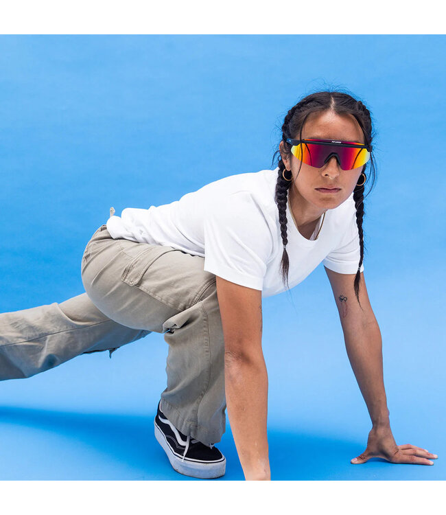 PIT VIPER THE SKYSURFER SUNGLASSES THE EXEC w/POLAR RAINBOW