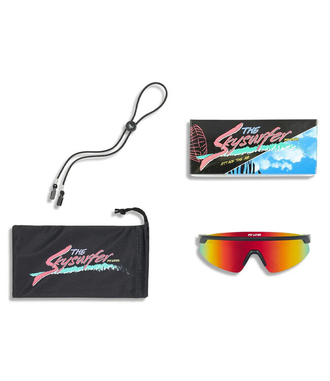 PIT VIPER THE SKYSURFER SUNGLASSES THE EXEC w/POLAR RAINBOW