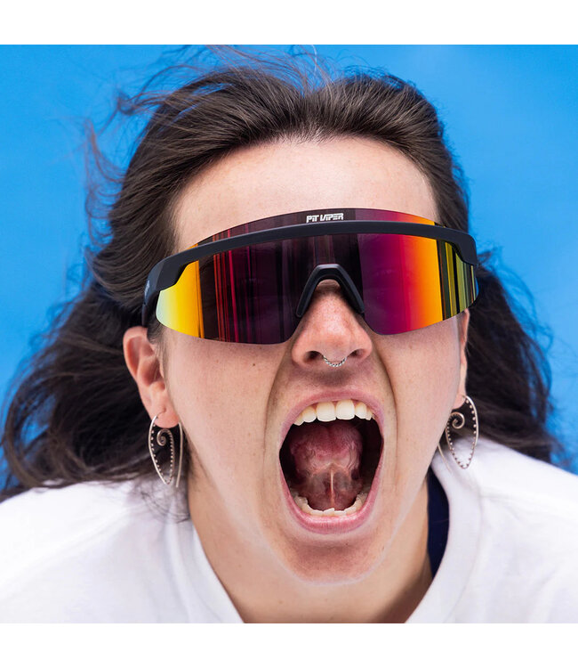 PIT VIPER THE SKYSURFER SUNGLASSES THE EXEC w/POLAR RAINBOW