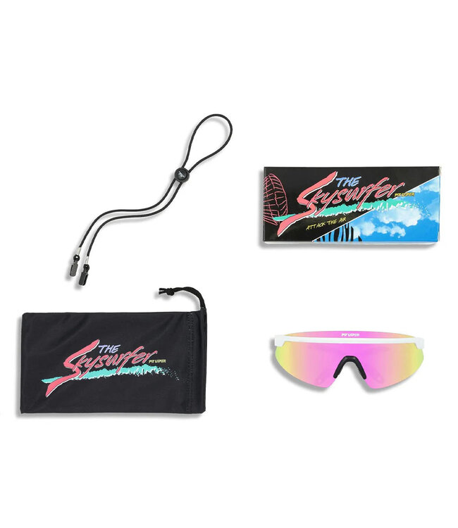 PIT VIPER THE SKYSURFER SUNGLASSES THE MIAMI NIGHTS w/POLAR PINK