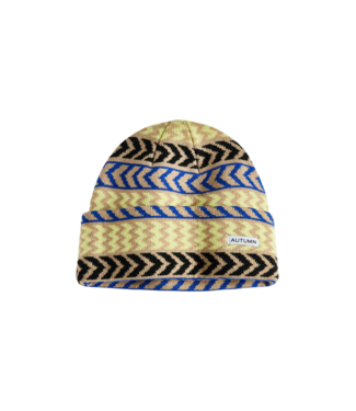 AUTUMN AUTUMN SELECT CHEVRON BEANIE KHAKI 2025
