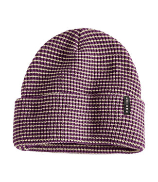 AUTUMN AUTUMN SELECT STRIPE BEANIE EGGPLANT 2025