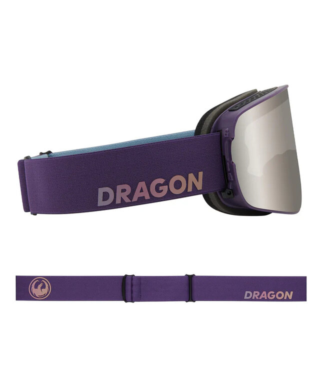 DRAGON NFX2 GOGGLE DEEP PLUM w/ LUMALENS SILVER ION + LUMALENS VOILET 2025