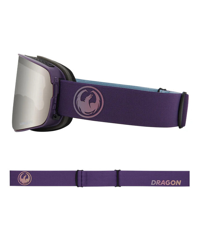 DRAGON NFX2 GOGGLE DEEP PLUM w/ LUMALENS SILVER ION + LUMALENS VOILET 2025