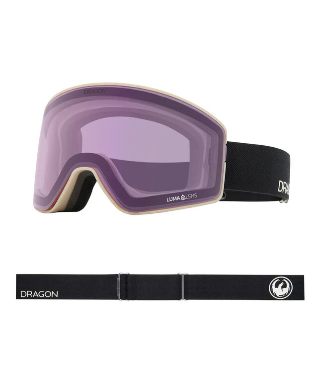 DRAGON PXV2 GOGGLE RAW w/ LUMALENS MIDNIGHT + LUMALENS VIOLET 2025