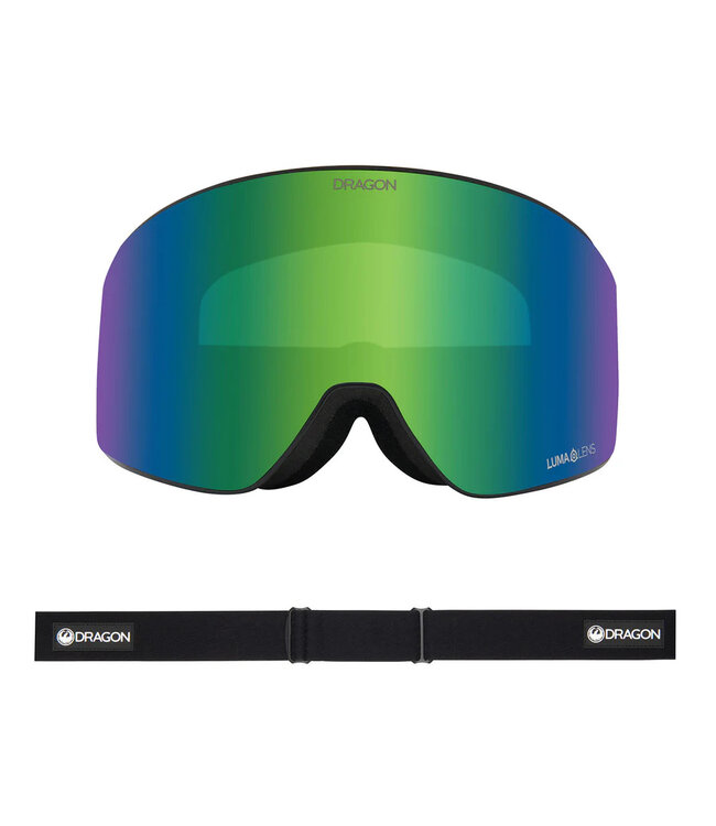 DRAGON PXV2 GOGGLE ICON GREEN w/ LUMALENS GREEN ION + LUMALENS AMBER 2025