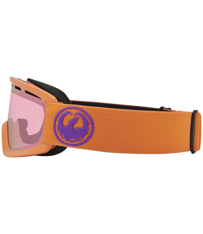 DRAGON LIL D 2 GOGGLE APRICOT w/ LUMALENS LIGHT ROSE 2025