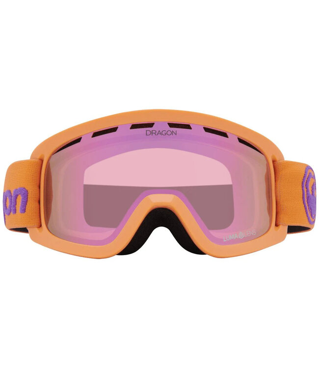 DRAGON LIL D 2 GOGGLE APRICOT w/ LUMALENS LIGHT ROSE 2025