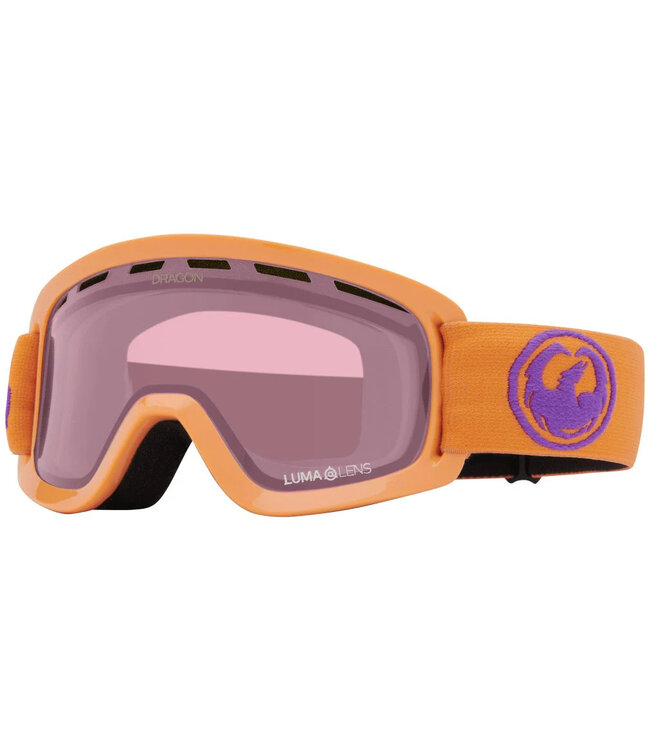DRAGON LIL D 2 GOGGLE APRICOT w/ LUMALENS LIGHT ROSE 2025