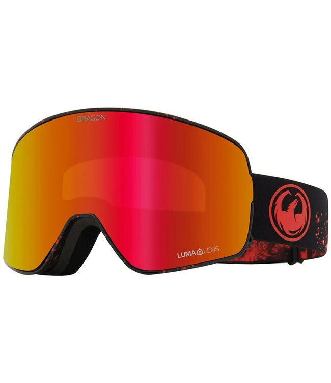 DRAGON NFX2 GOGGLE KAIJU w/ LUMALENS RED ION + LUMALENS LIGHT ROSE 2025