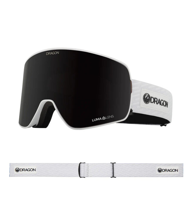 DRAGON NFX2 GOGGLE BLIZZARD w/ LUMALENS MIDNIGHT + LUMALENS LIGHT ROSE 2025