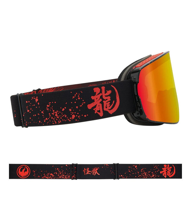 DRAGON NFX2 GOGGLE KAIJU w/ LUMALENS RED ION + LUMALENS LIGHT ROSE 2025