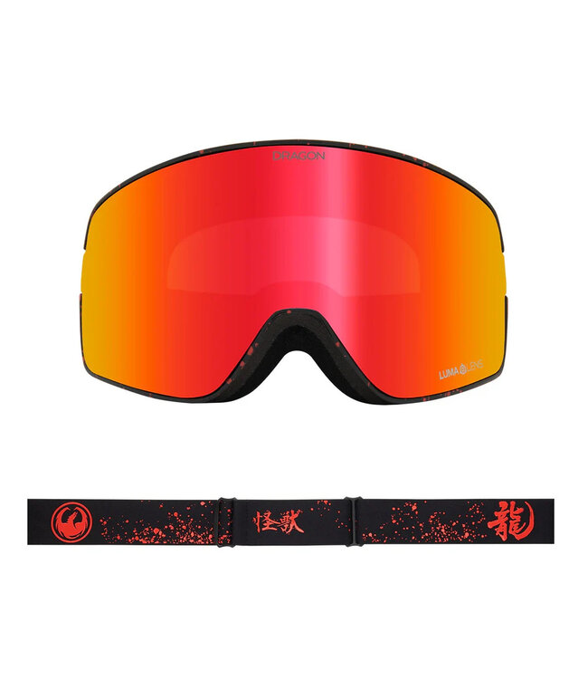 DRAGON NFX2 GOGGLE KAIJU w/ LUMALENS RED ION + LUMALENS LIGHT ROSE 2025
