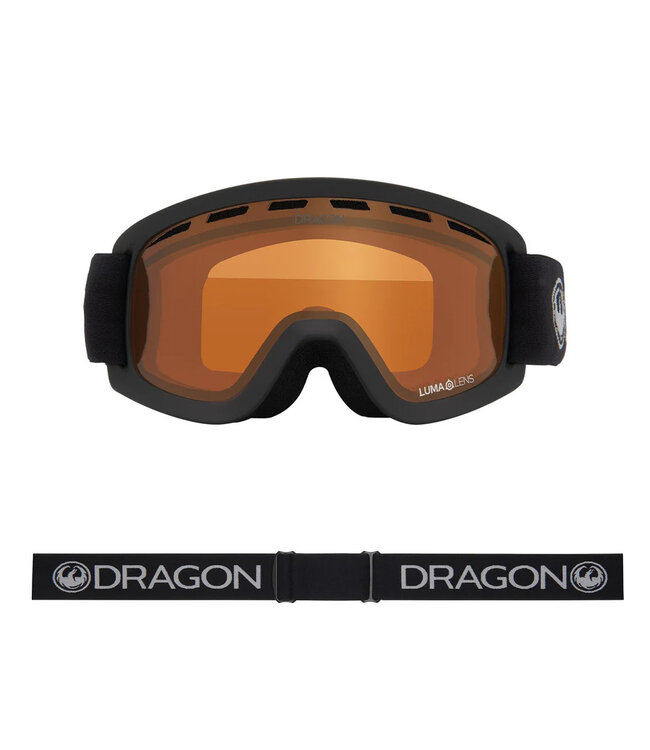 DRAGON LIL D 2 GOGGLE CHARCOAL w/ LUMALENS AMBER 2025