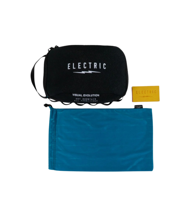 ELECTRIC EK2 GOGGLE BLACK TORT w/ AUBURN RED + BLUE ATOMIC 2025