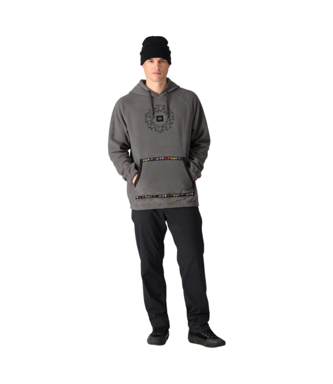 686 TIOGA SHERPA FLEECE PULLOVER KEITH HARING RHINO GREY 2025