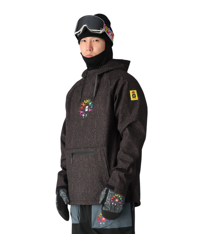 686 WATERPROOF HOODY KEITH HARING BLACK 2025