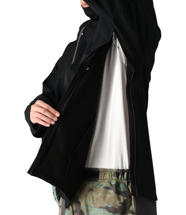 686 WATERPROOF HOODY BLACK 2026